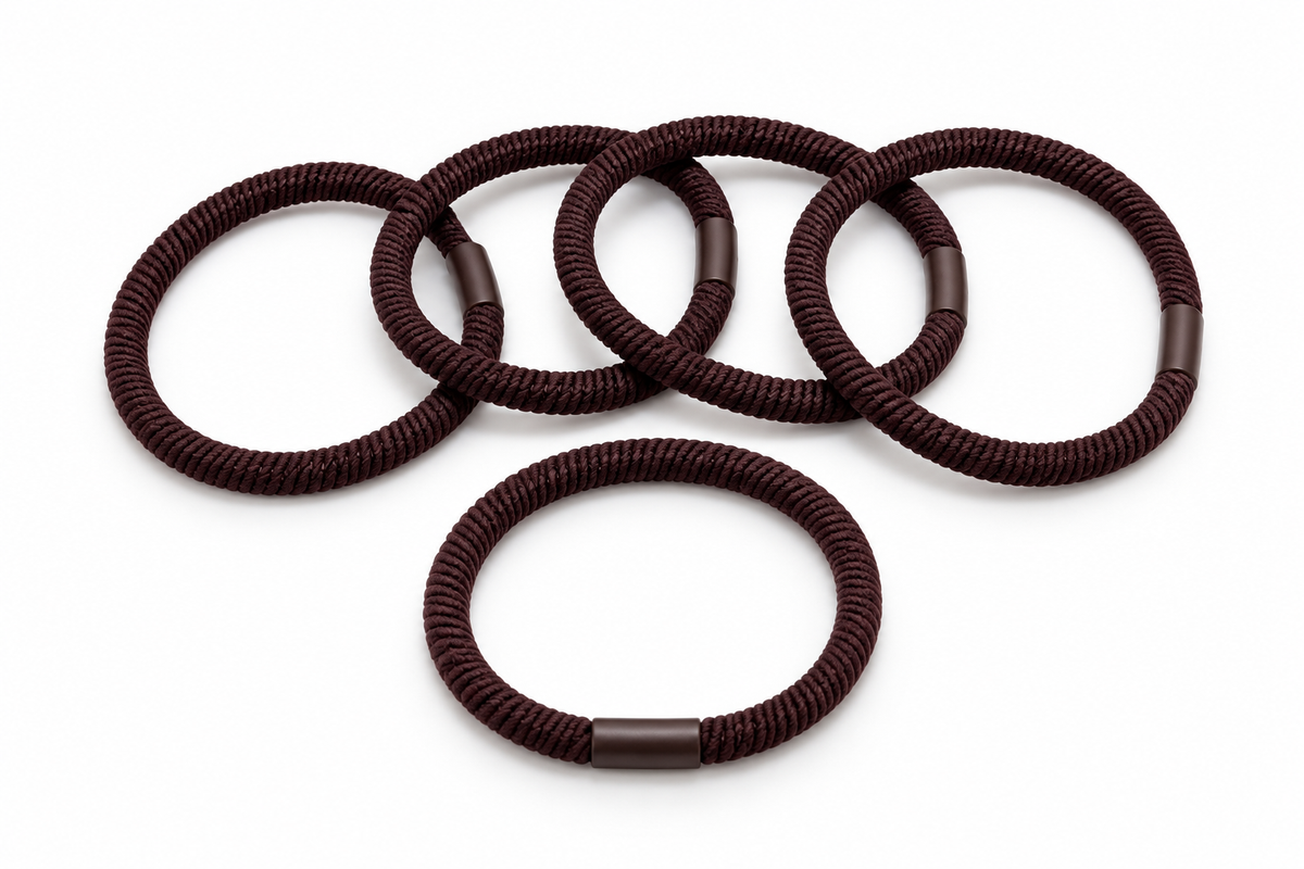 Strong Hold Hair Elastics 5pk