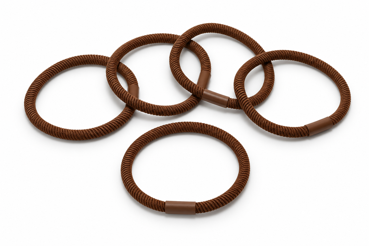 Strong Hold Hair Elastics 5pk