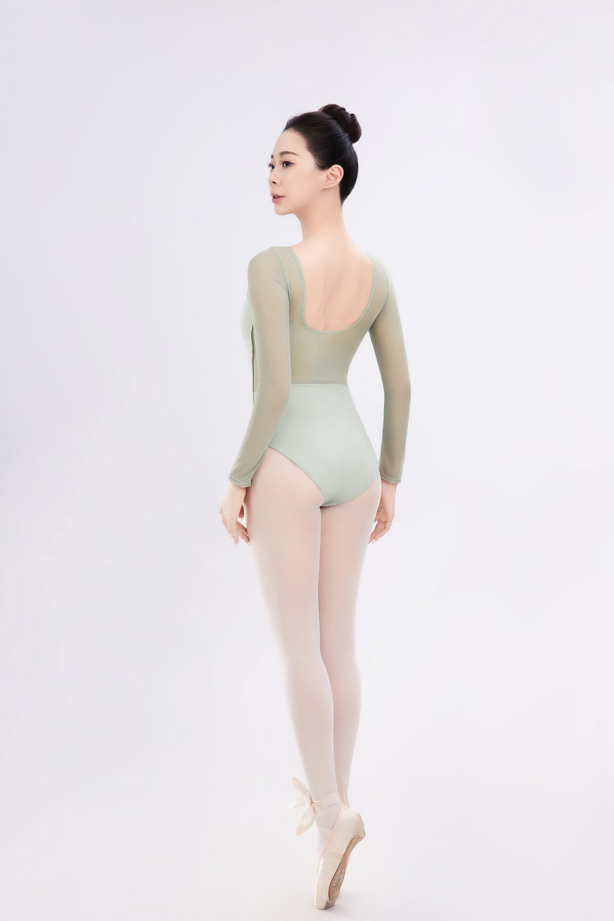 Long sleeve mesh Leo Green