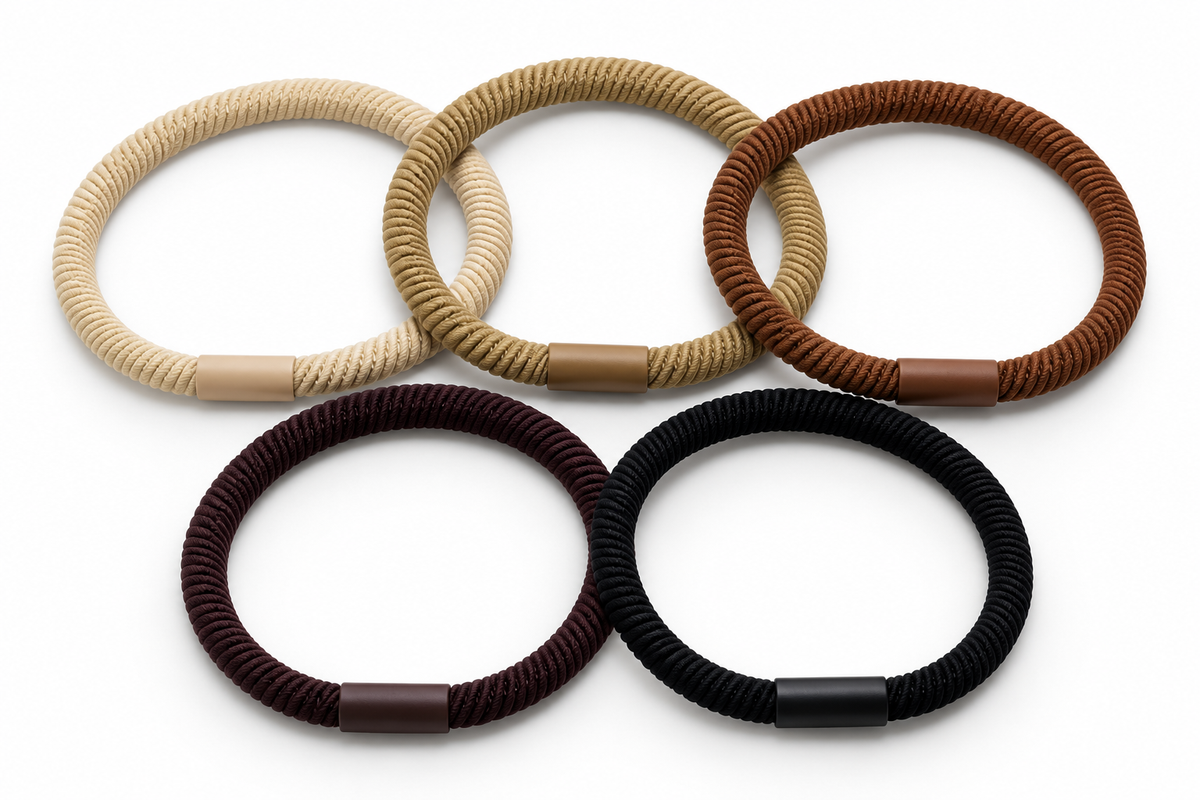 Strong Hold Hair Elastics 5pk