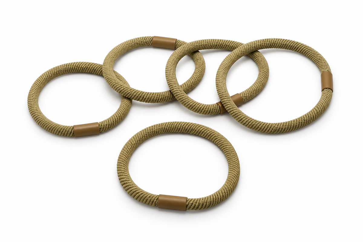Strong Hold Hair Elastics 5pk