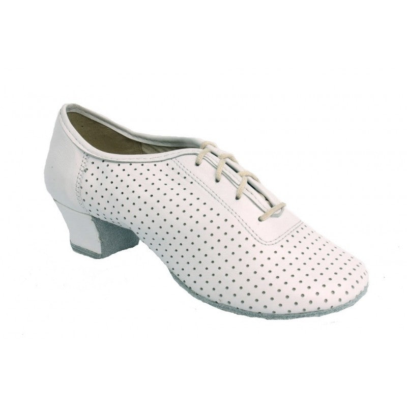 Ballroom training shoes T4A Leather White