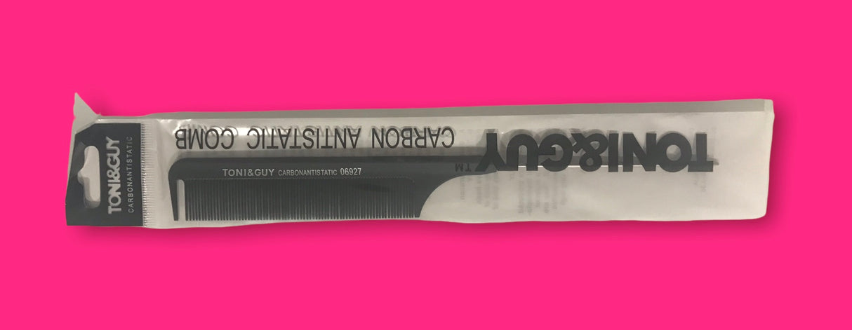 TONI &GUY TAIL COMB 22CM WITH PART HOOK