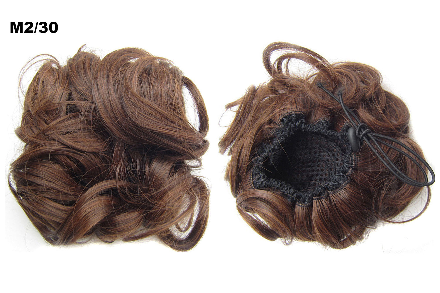 Pro Curly Bun Hair Chestnut Brown