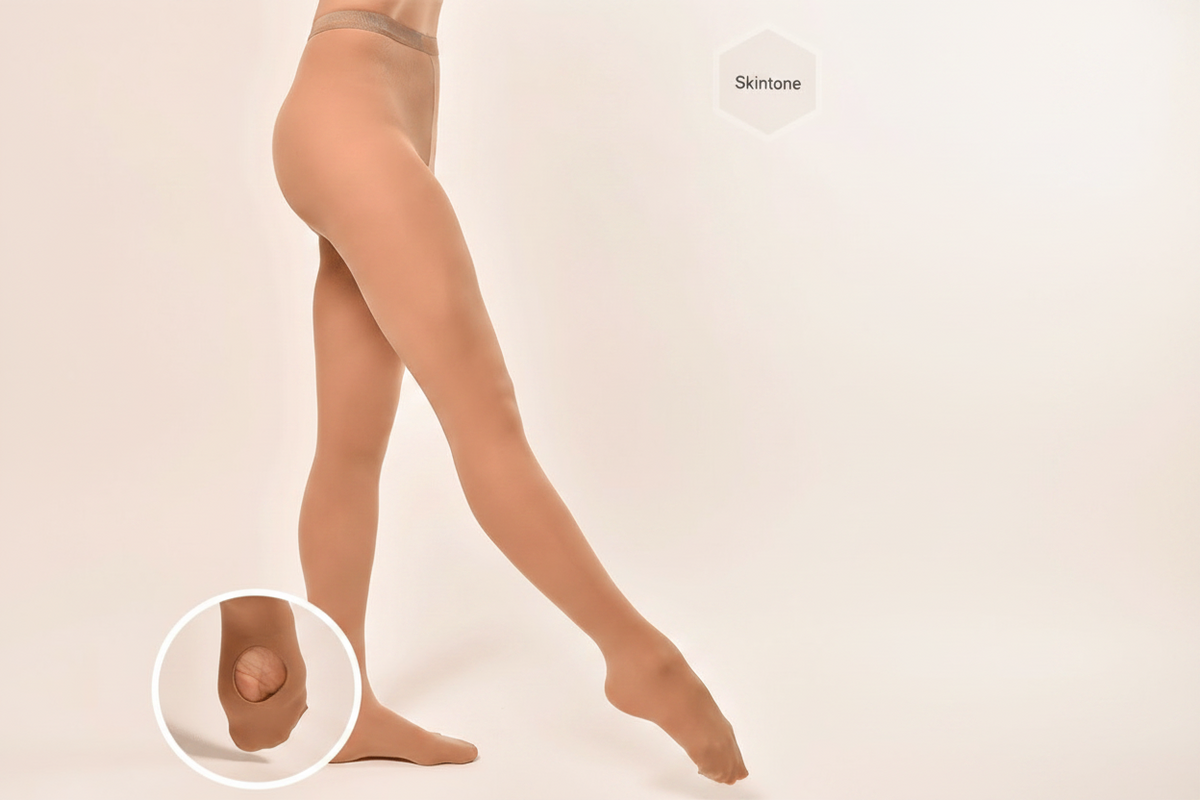 Skintone Flat Belt Convertible Tights