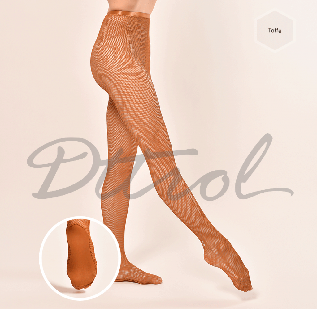 2 pack Professional footed Fishnet Tights