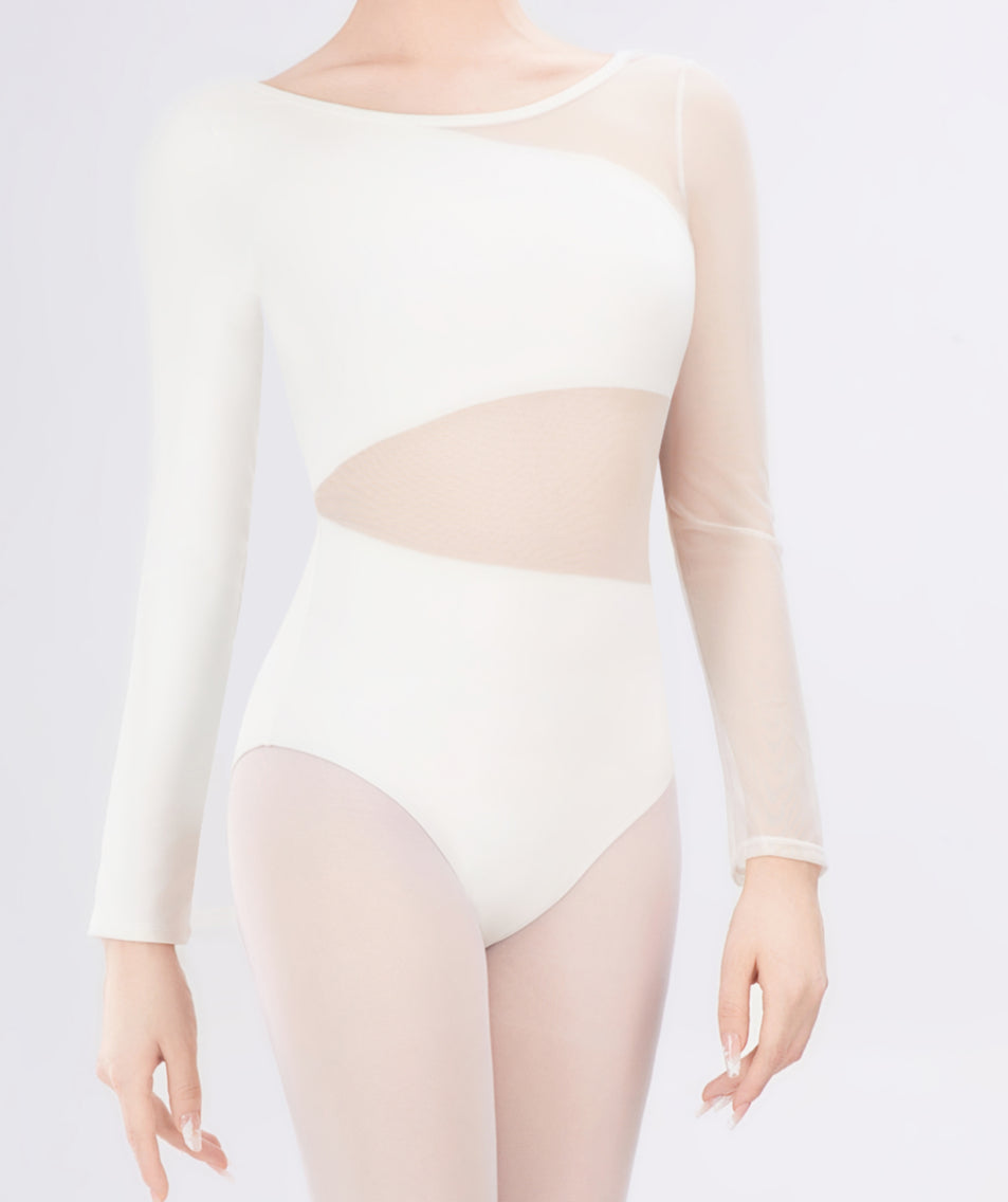 Sunset Long sleeve mesh Leo White