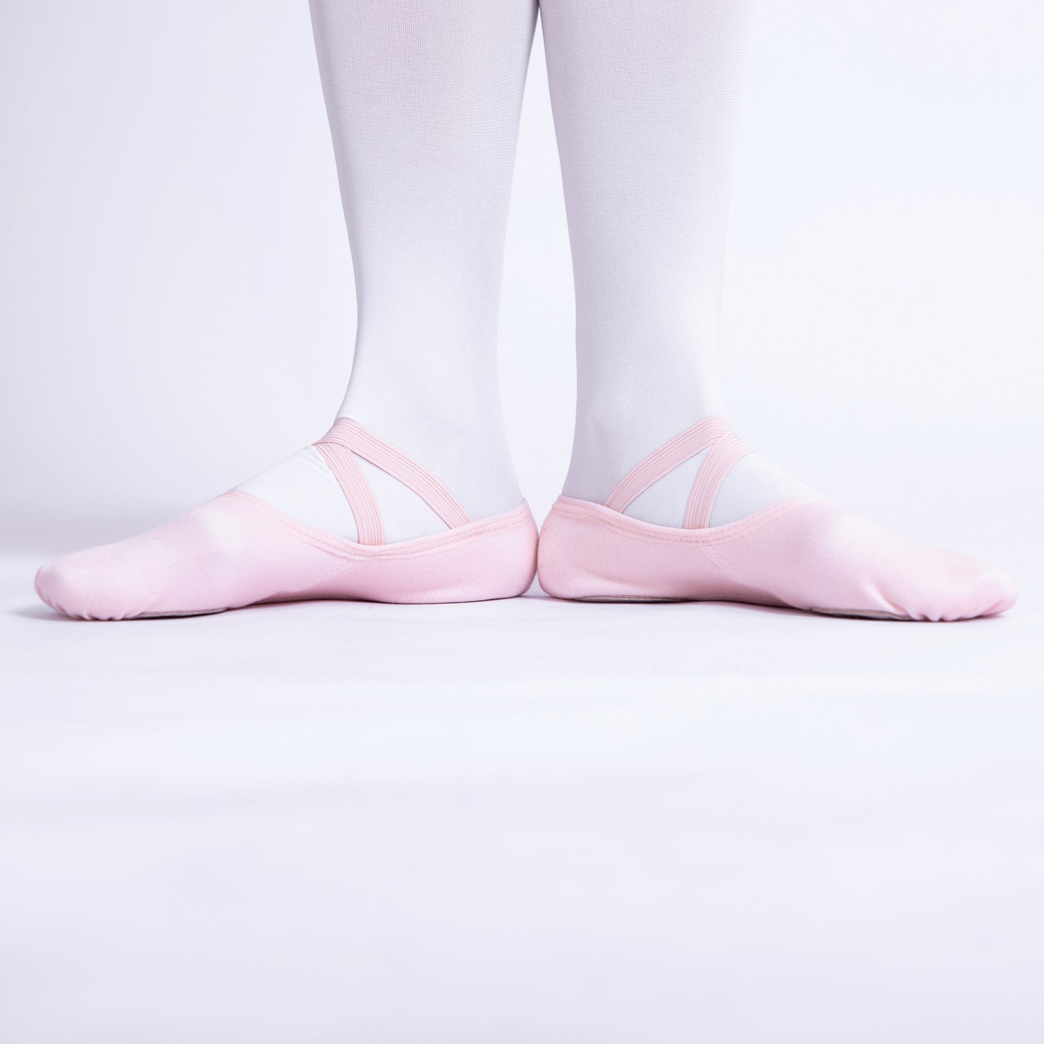 4 Way Stretch Canvas Ballet Shoes Pink