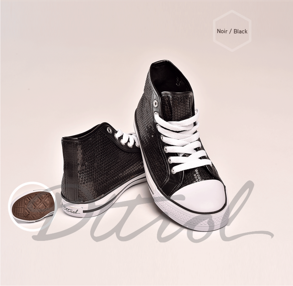 Sequin High Tops