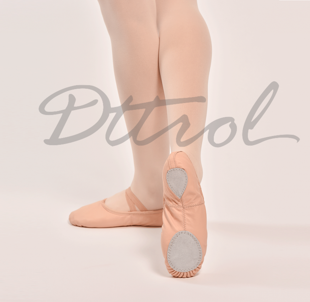 Split Sole Leather Ballet Shoes