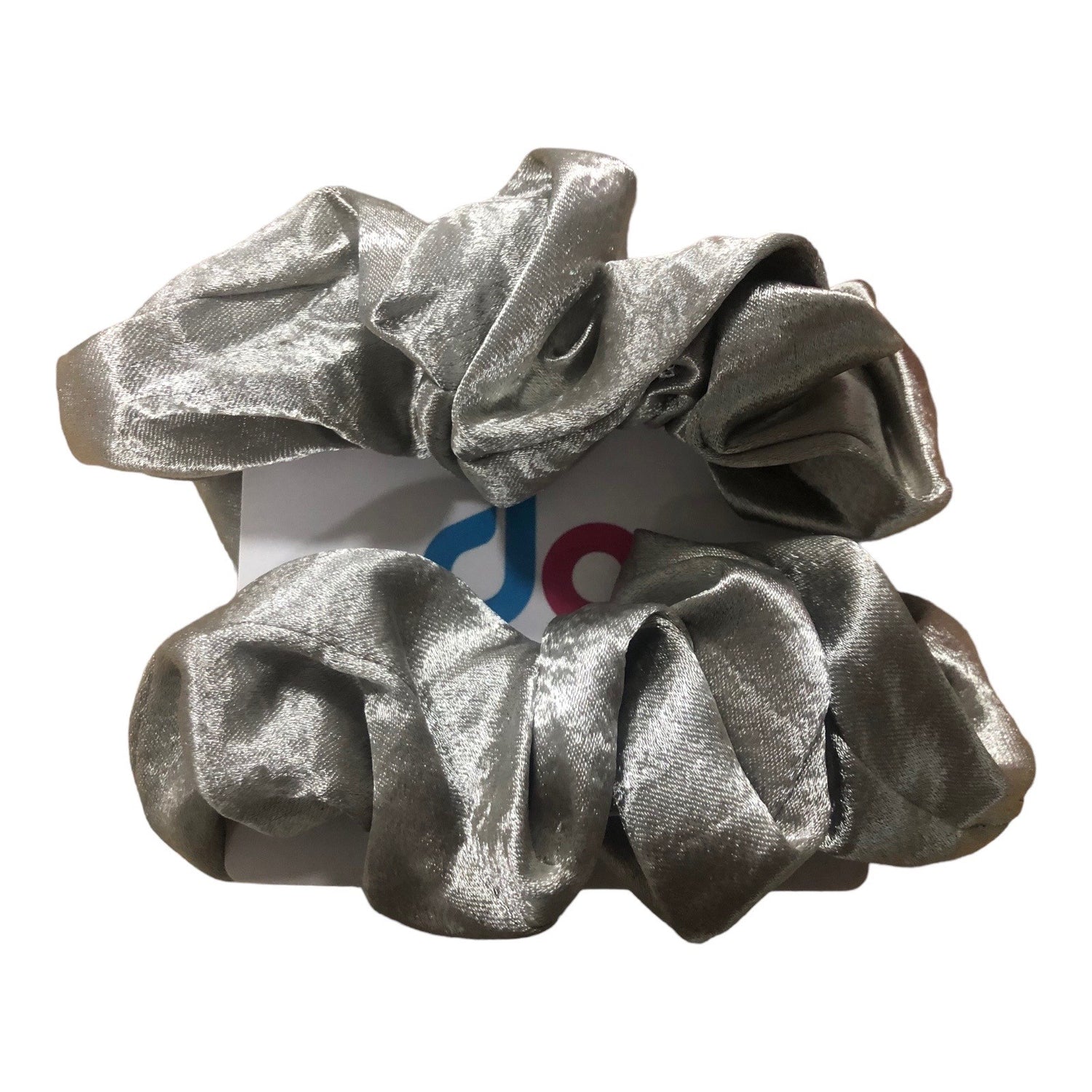 Scrunchie Pro satin Pewter 2 pack