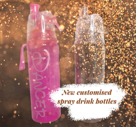 Personalised Water spray Drink Bottle