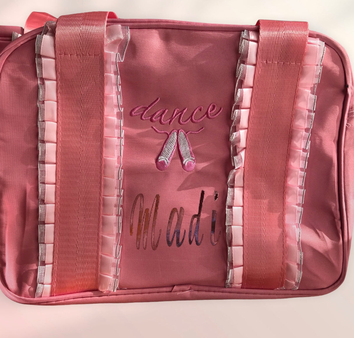 Personalise your Balerina's Ballet Bag Pink