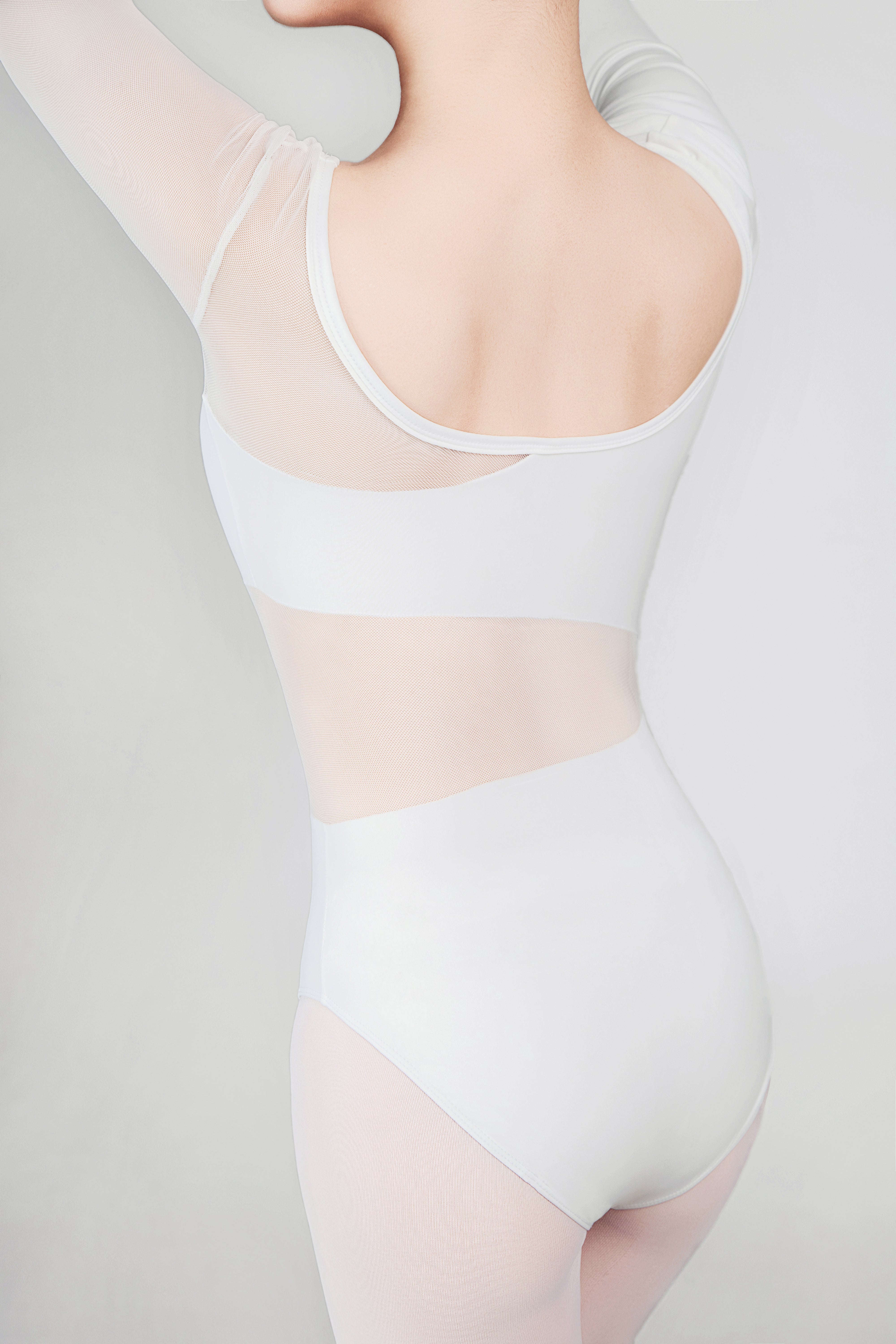 Sunset Long sleeve mesh Leo White