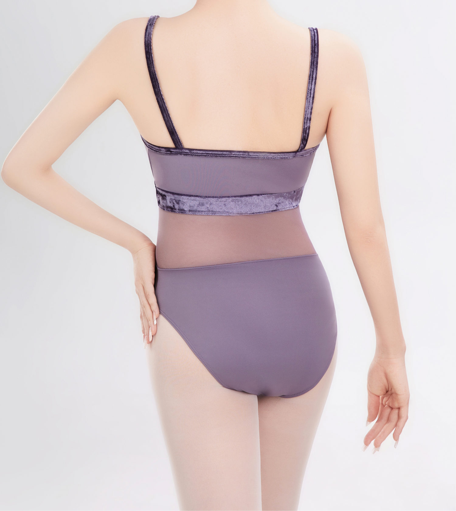 Pretty in Purple Velvet Leotard