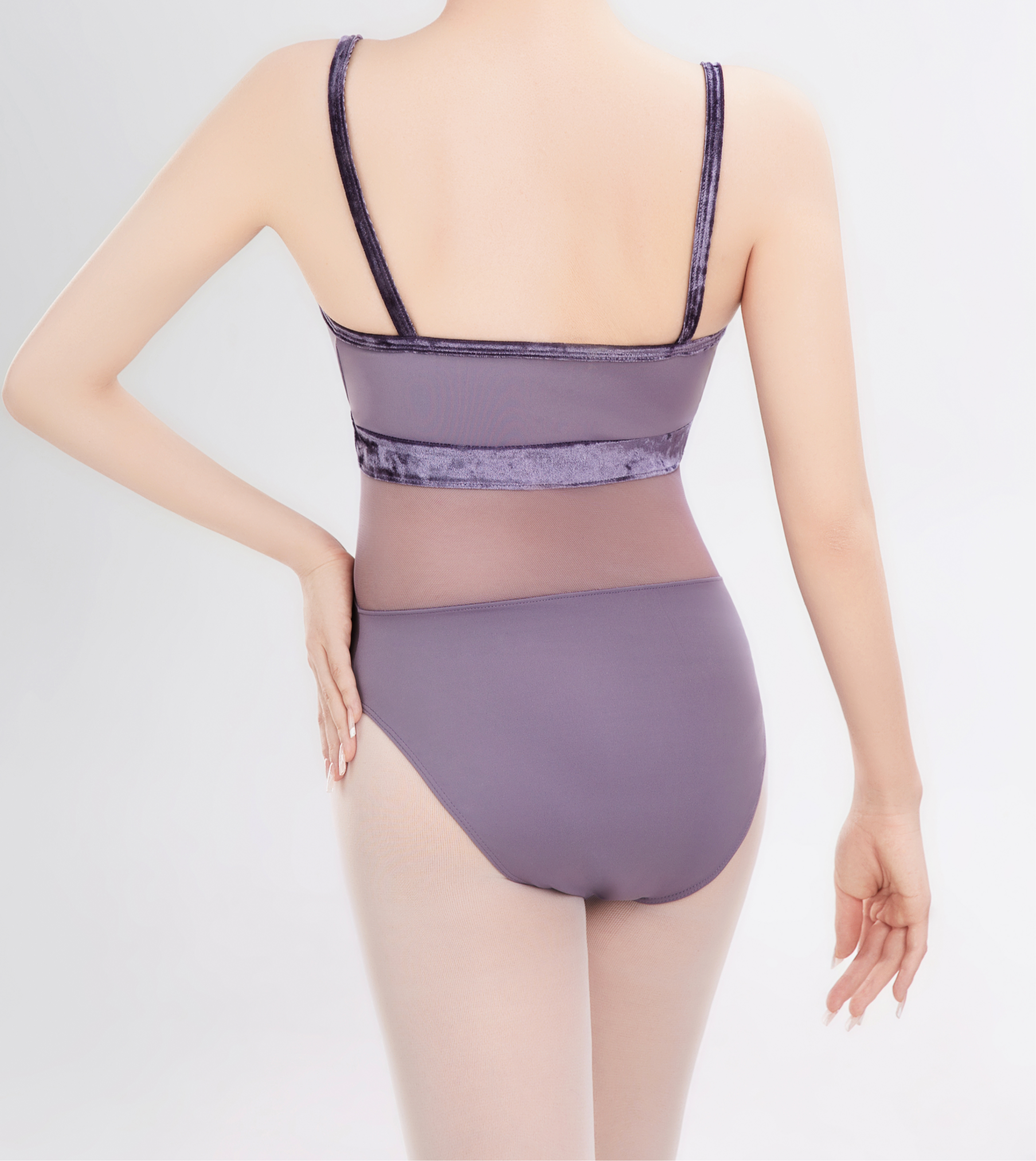 Pretty in Purple Velvet Leotard