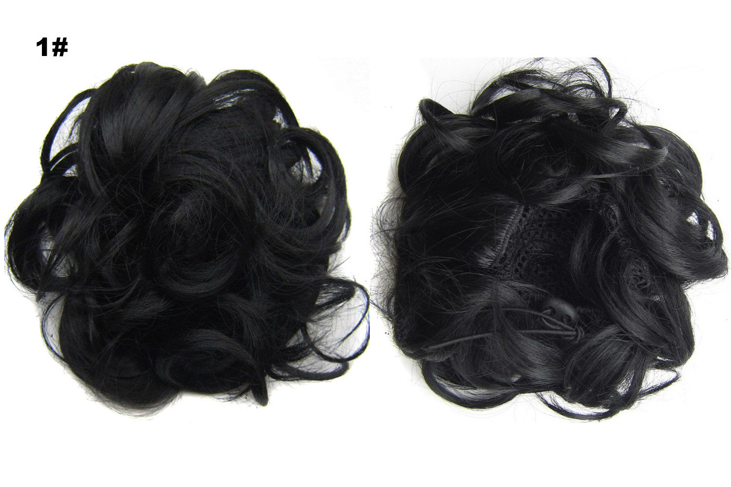 Pro Curly Bun Hair Black
