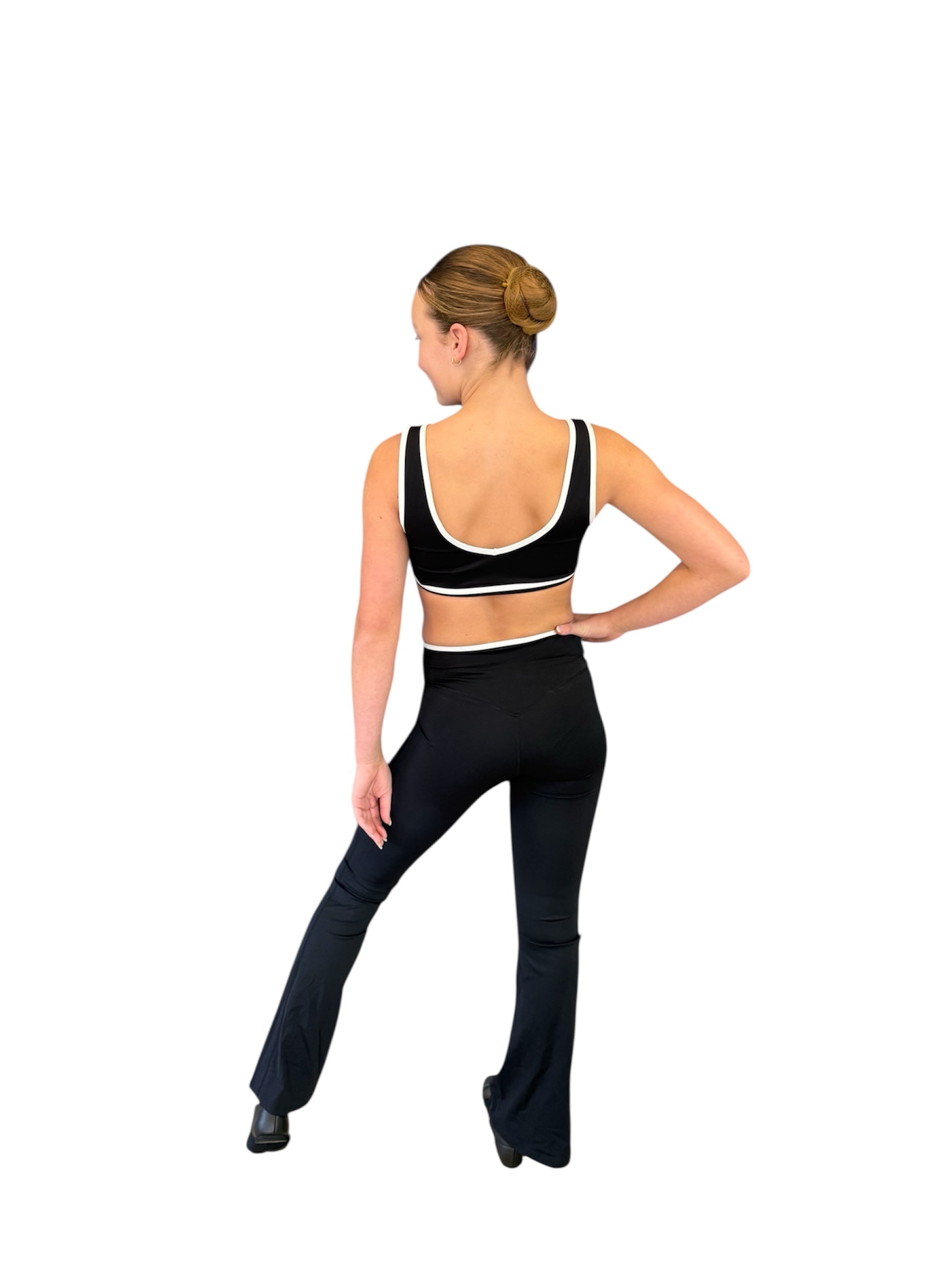 Momentum Flair Dance Pants featuring white trim