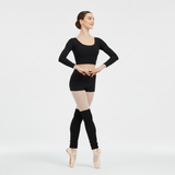 Dance Attitude Long Sleeve Crop Top And Shorts Set