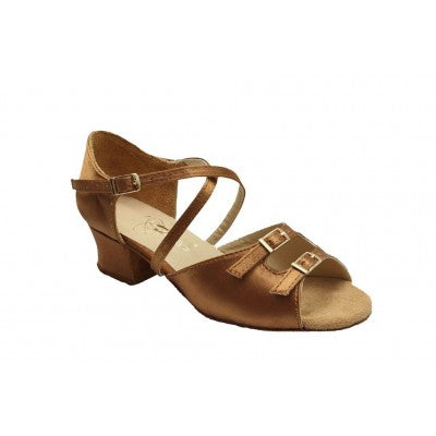 Ukraine Ballroom Dance shoes Leather Tan 73110