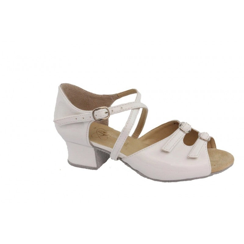 Ukraine Ballroom Dance shoes Eco Leather White 73110