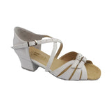 Ukraine Ballroom Dance Eco Leather shoes White