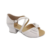 Ukraine Ballroom Dance shoes Eco leather White patent