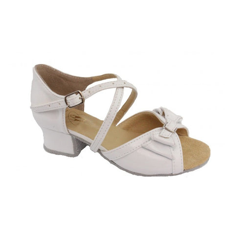 Ukraine Ballroom Dance shoes Eco leather White patent
