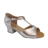 Ukraine Ballroom Dance shoes Eco Leather Silver 73105