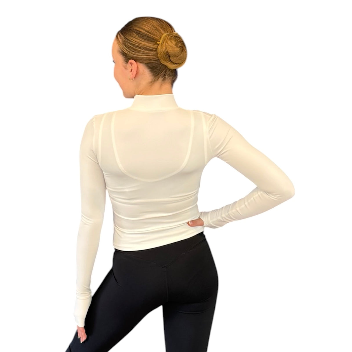 Flex Motion Zip through Jacket White