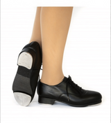 Slick Leather Oxford Lace-up Tap Shoes