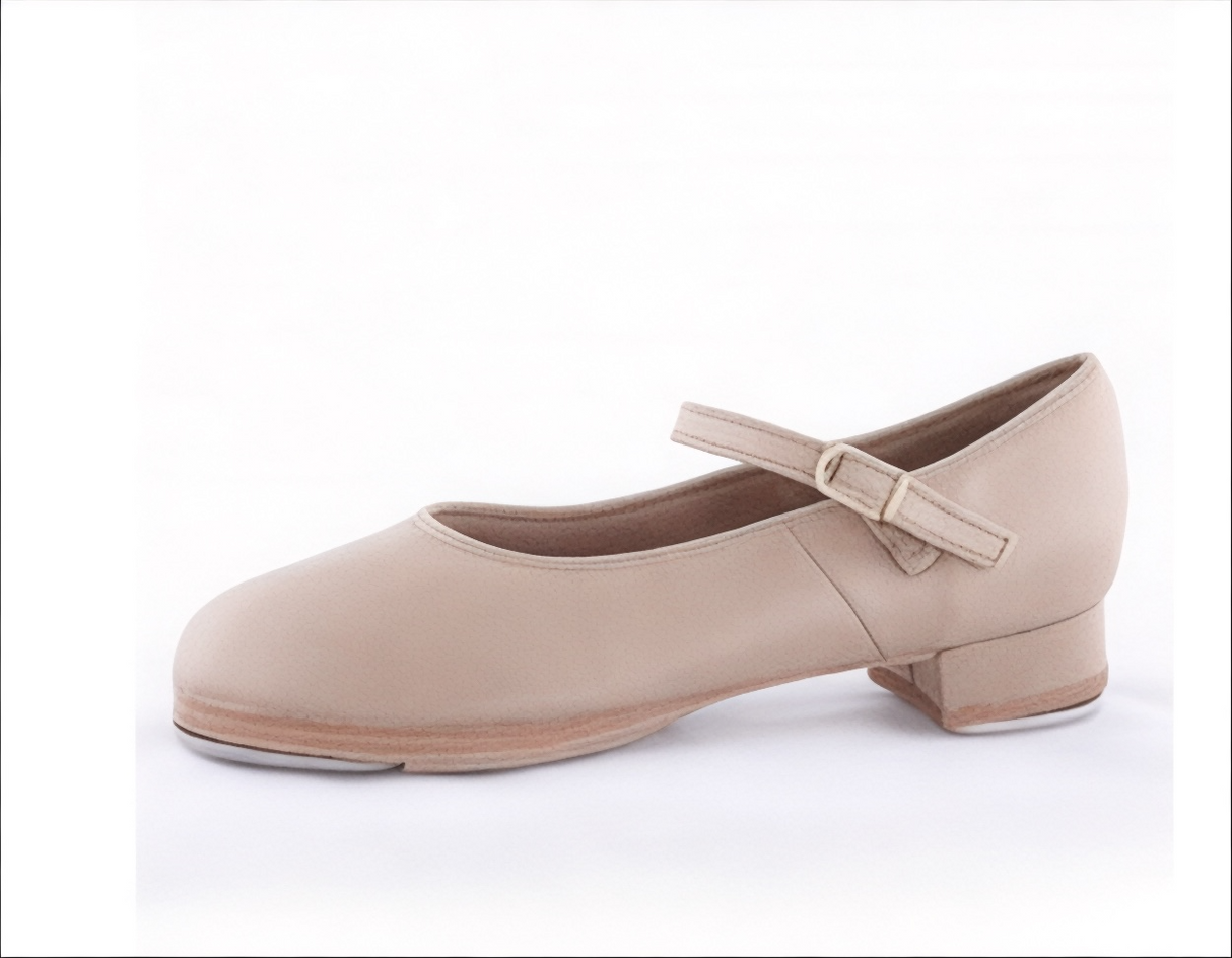 Slick Leather Tap Pro -Tan Loose Fit Tap Plates