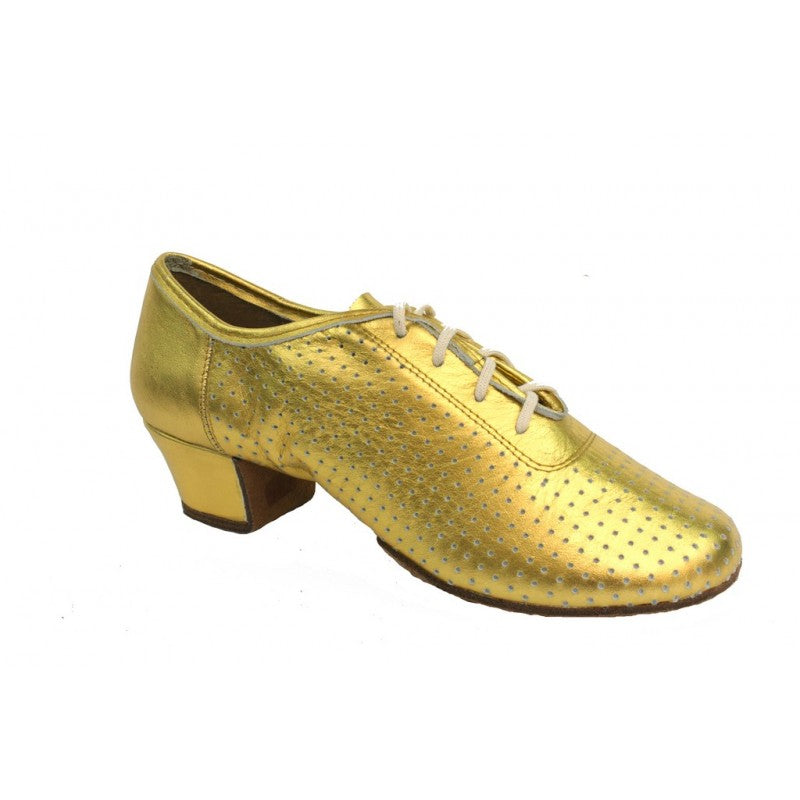 Ballroom training shoes T4f Leather Gold