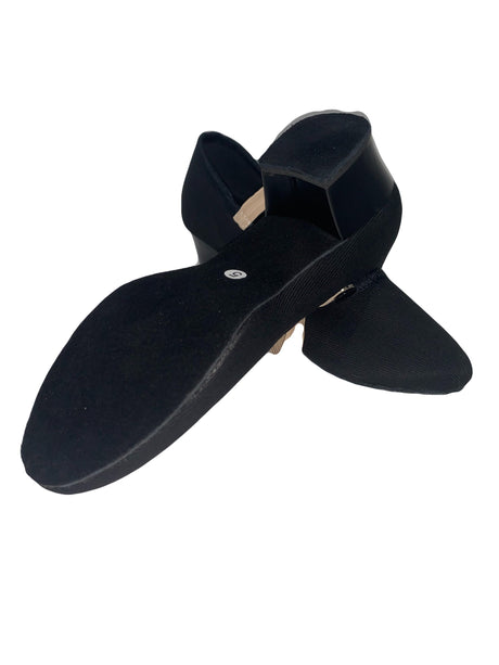 Canvas Character Cuban Heel Shoes 1.5 Inch