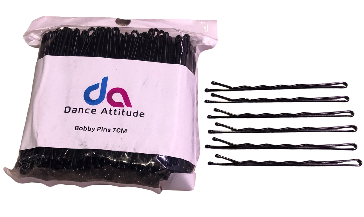 DANCE ATTITUDE Black Thickened Bobby Pins 7cm 300gm