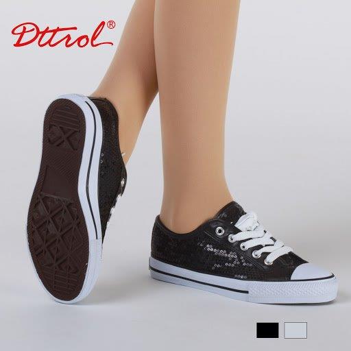 Black Sequin Low Rise