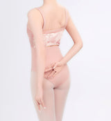 Pretty in Pink Velvet Leotard