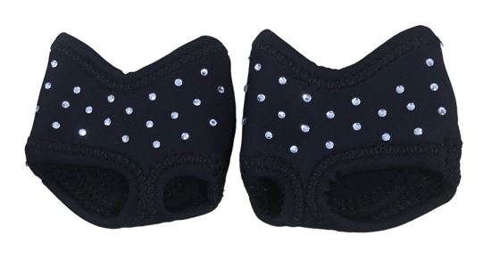 Diamonte Foot Thongs Black