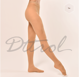 3 pairs pack Footed Tights Dark Tan