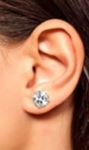 Diamonte Earrings 10mm 4 Carat
