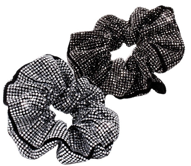 Full Diamonte Scrunchie or Black diamonte Scrunchie