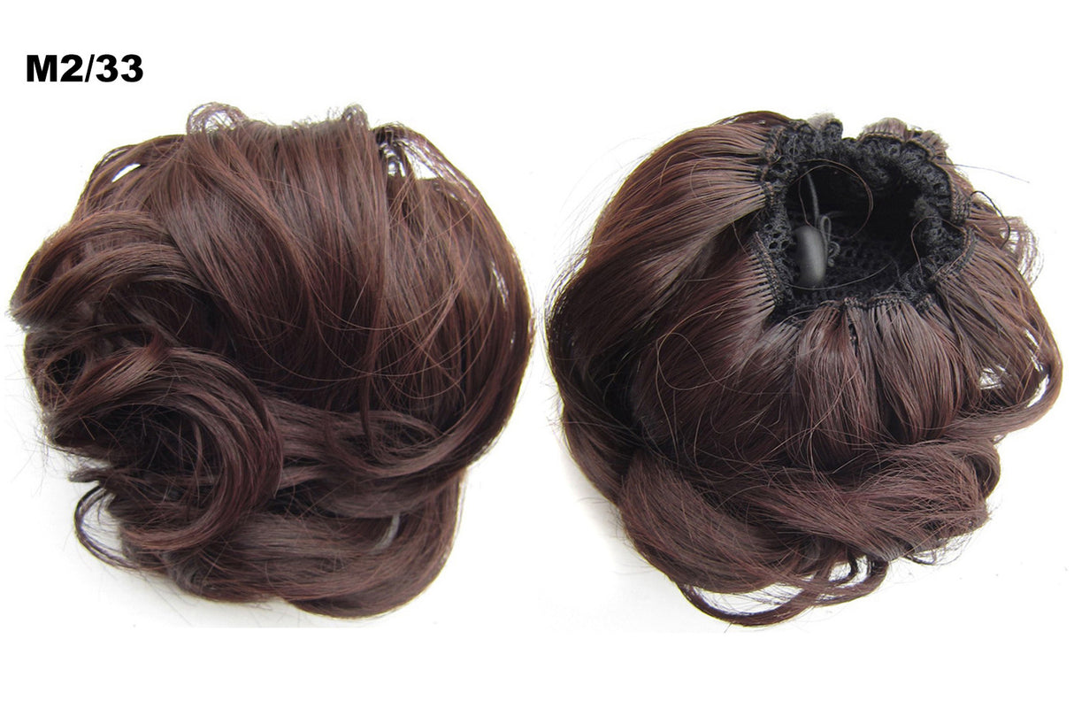 Pro Curly Bun Hair Brounette