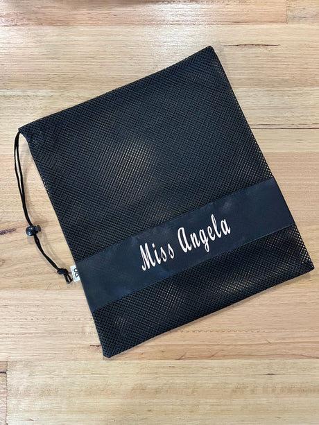 Personalised Mesh Dance Shoe Bag