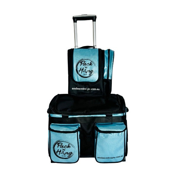 AMD Dance design bag set with Cometic bag- New Aqua Green Reg Size