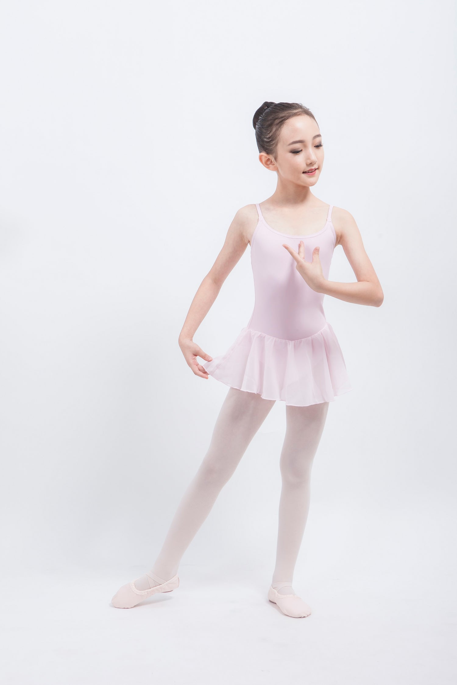 Leotard with Skirt Pink