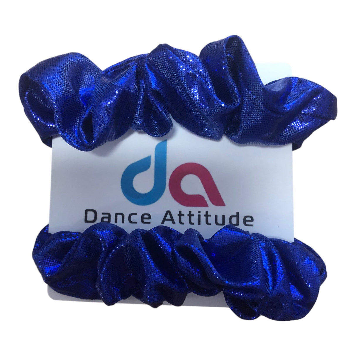 Metalic Scrunchie Metallic Blue 2 pack