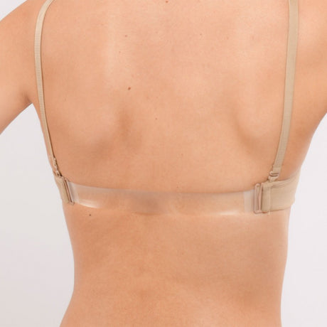 2 pack Dance Bra seamless Clear back bra