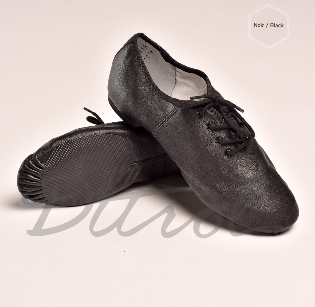 Lace Up Jazz Shoes Black