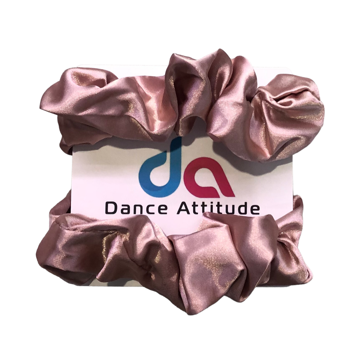 Scrunchie Rose Gold 2 pk Satin