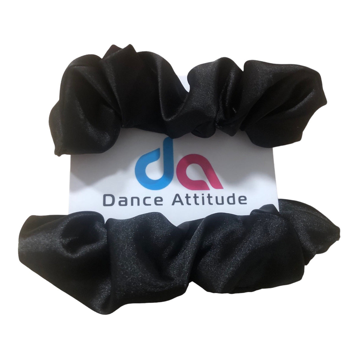Scrunchie satin Black
